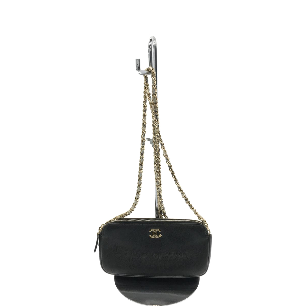 Chanel Leather Plain Chain Shoulder Bag